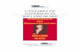 BLAKE WILLIAM- Cantares de Experiencia