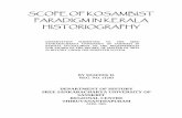 Scope of Kosambist Paradigm in Kerala Historiography    DISSERTATION by Shafeek H