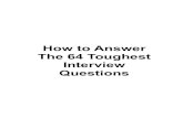 How to Answer the 64 Toughest Interview Questions[1] (2)