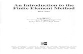 An Introduction to the Finite Element Method by J.N. Reddy (3rd Edition) (2006)