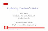 Explaining Cron Bach Alpha