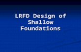Bridge-Design of Shallow Foundations