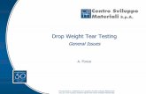 Drop-Weight Tear Testing -- CSM -- 13 Nov 2013