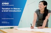 Taxation in Macau a Brief Introduction