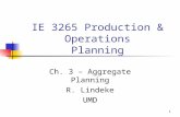 Productio Operations Planning_aggregate Planning - Chapter3