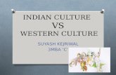 Indian Calture vs Western Culture