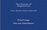 Asier Alcazar, Mario Saltarelli -  The Syntax of Imperatives