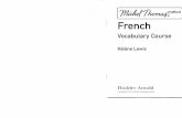 Michel Thomas Method - Cantonese Vocabulary Course