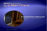MXFserver 4.5 Mac Installation