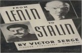 Serge - From Lenin To Stalin (1937)