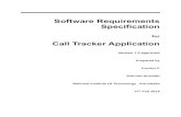 software requirement specification report for call tracking application