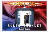 Doctor Who Solitare Story Game Rules Book (Sept10)