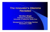 Innovators Dilemma-prof. n Singh-ppt