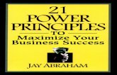 21 Power Principles to Maximize Your Business Success