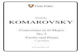 Komarowski Concertino No 3