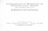 Finnegans Wake Corrections-Misprints-1945