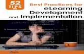 52 Tips on Best Practices for eLearning Development and Implementation