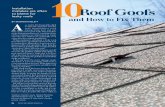 10 Roof Goofs and How to Fix Them. Flashing Installation