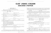 CAT 2005 Solved Paper