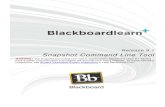 Blackboard Learn 9.1 Snapshot Command Line Tool (1)