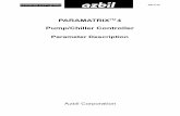 AB-7118 PMX-4 Pump Chiller Parameter Description