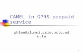 CAMEL in GPRS Prepaid Service