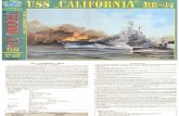 Fly Model Battleship USS California 1944 From Www Jgokey Com