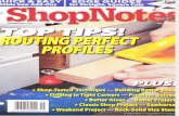 Crafts - Woodworking - Magazine - (eBook) - Shopnotes #111 - Routing Perfect Profiles