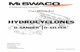 Hydrocyclone D Sander, D Silter