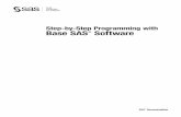 Step-By-Step Programming With Base SAS Software