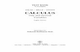 CALCULUS solutions manual