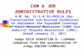 Liwanag Cam & Jdr Rules for Jdr