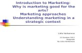 L. Varbanova-Session V_Introduction to Arts Marketing