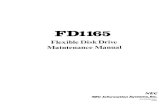 NEC FD1165 Maint Manual