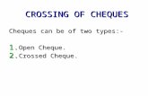 Crossing of Cheque