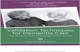 Validation Techniques for Dementia Care: The Family Guide to Improving Communication (De Klerk Rubin Excerpt)