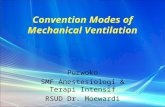 Convention Modes of Mechanical Ventilation. DR.purwOKO