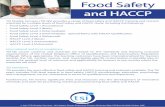 TSI Food Safety and HACCP Overview