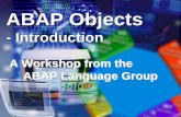 ABAP Introduction Objects