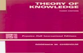 Chisholm, R. - Theory of Knowledge (1989)