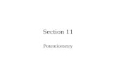Section 11 Potentiometric Electrodes and Potentiometry Ac