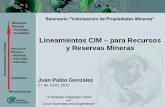 5 Lineamientos CIM RyR - JP Gonzalez - Gte Golder