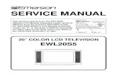 Emerson EWL20S5 LCD Tv Service Manual