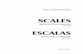 Pentacordios y Escalas - Scales, Arpeggios, And Cadences (Manookian, Jeff)