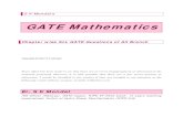 GATE Mathematics Questions All Branch by S K Mondal