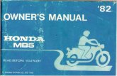 Honda MB5 Owners Manual[1]
