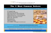 Common Defects observed during tableting