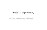 Track 2 diplomacy powerpoint presentation