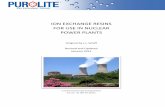 Purolite Ion Exchange Resins for Use in Nuclear Power
