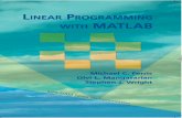 Linear Programming With Matlab